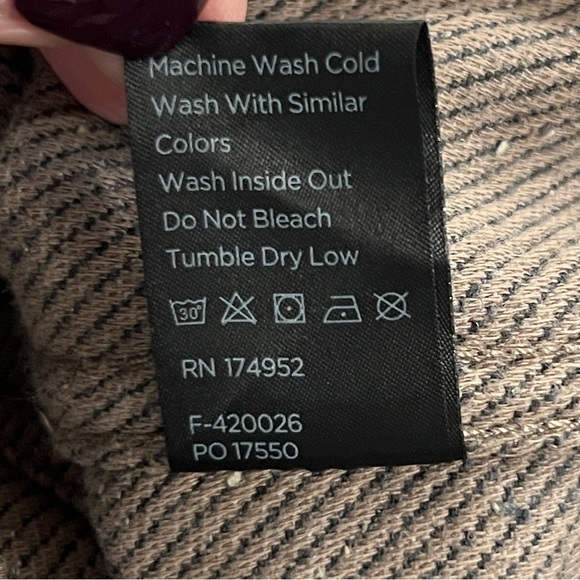 Flint and Tinder men’s gray donegal trucker jacket size Large - Picture 8 of 8